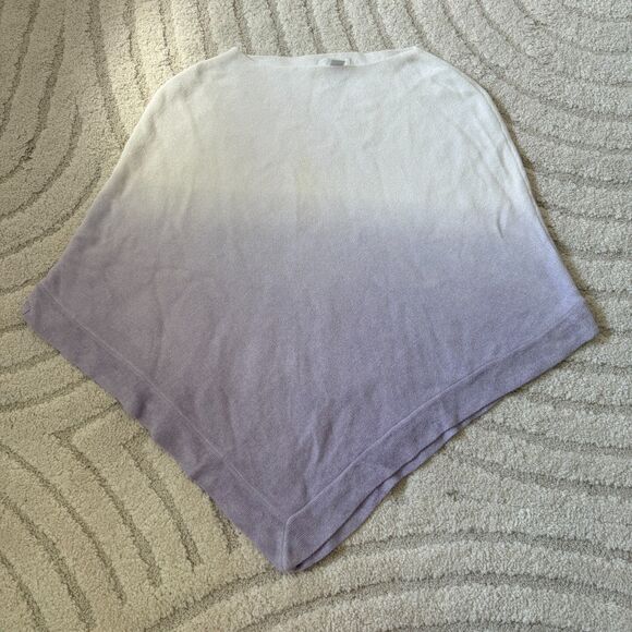 Barefoot Dreams Ocean Breeze CozyChic Ultralite Ombré Poncho - Picture 2 of 7